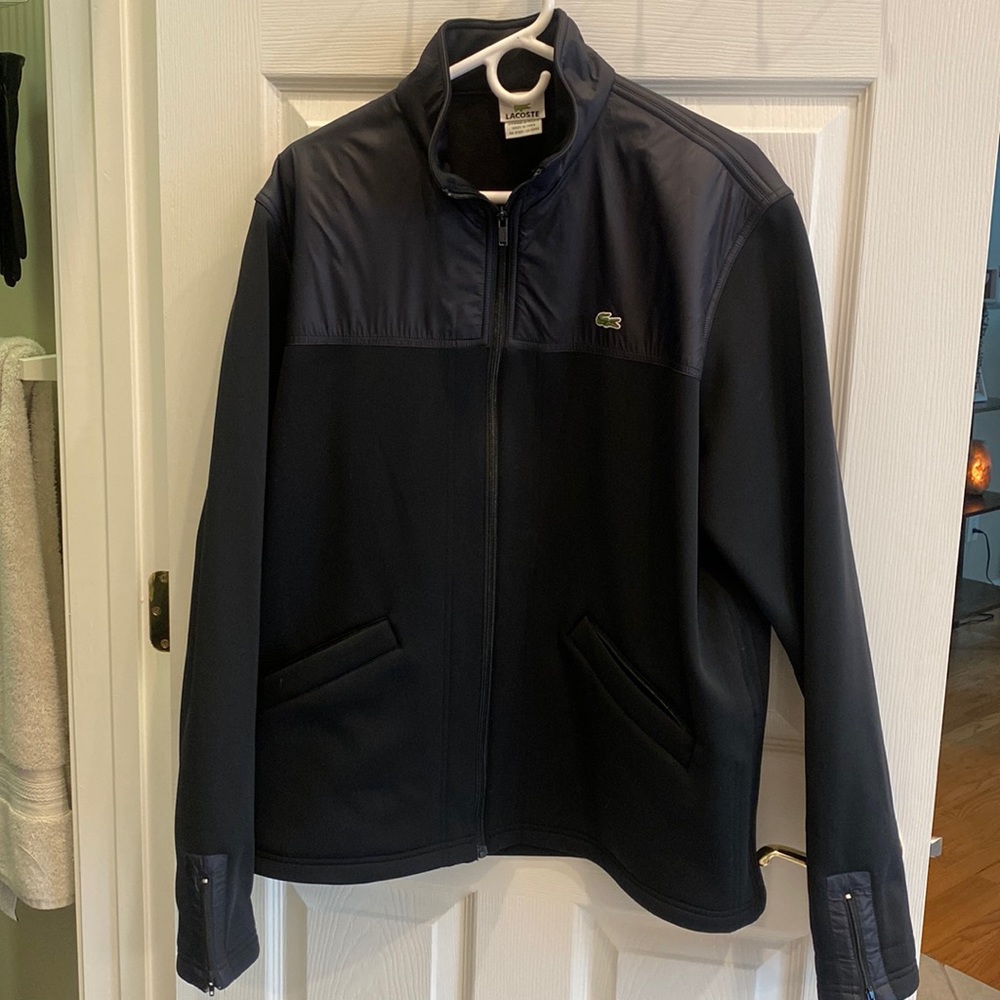 Lacoste water resistant zip jacket